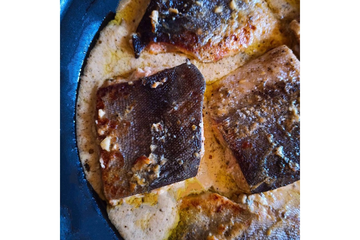 Köstlicher Lachs mit Orangen-Chutney