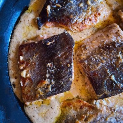 Köstlicher Lachs mit Orangen-Chutney